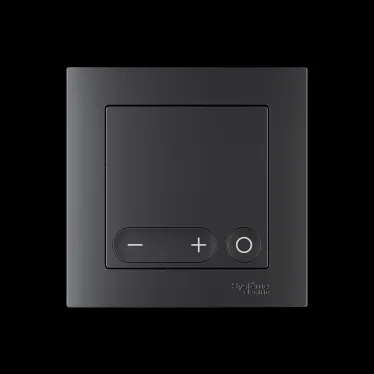 ATLASDESIGN SMART Термостат программируемый для электрического теплого пола, Zigbee, 16 А, мех., ЧЕРНЫЙ