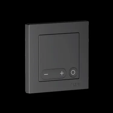 ATLASDESIGN SMART Термостат программируемый для электрического теплого пола, Zigbee, 16 А, мех., ЧЕРНЫЙ