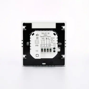 ARTGALLERY ТЕРМОСТАТ программируемый с Wi-Fi для электрического теплого пола, 16 А, моноблочный, БЕЛЫЙ