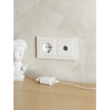 BRITE Рамка 2 поста IP44 РУ-2-БрЖ-44 жемчуг