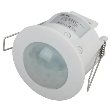 Датчик движения белый 1200Вт IP20 360гр 6М (50/1050) MD 018