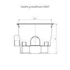 Коробка установочная 80-0550СКм углубленная безгалогенная (HF) 68х60 с саморезами и крышкой (8шт/уп)