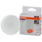                  Лампа светодиодная LED 10 Вт GX53 3000К 800Лм таблетка 220 В (замена 75Вт) OSRAM
               