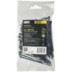Хомут P6.6 съёмный чёрный 3,6х100мм IEK