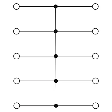Блок распределительный с верт. адаптером на рейки шириной 15/35мм, зажим push-in, 10 точек подключения 2,5 кв.мм, красный