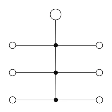 Блок распределительный с верт. адаптером на рейки шириной 15/35мм, зажим push-in, 1 ввод 6 кв.мм, 6 точек подключения 2,5 кв.мм, синий