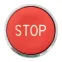 Исполнительный механизм кнопки STOP XB4 красный плоский возвратный без фиксации IP65
