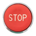 Исполнительный механизм кнопки STOP XB4 красный плоский возвратный без фиксации IP65