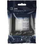 Рамка для розеток и выключателей Elegance 14-5011-05 Classic, на 1 пост, антрацит