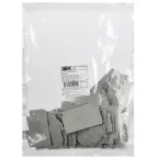 ARMAFIX Заглушка для колодки клеммной CP 10мм2 серая IEK