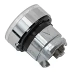 Исполнительный механизм кнопки XB4 белый плоский возвратный без фиксации, с подсветкой IP65 EKF