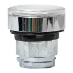 Исполнительный механизм кнопки XB4 белый плоский возвратный без фиксации, с подсветкой IP65 EKF