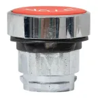 Исполнительный механизм кнопки STOP XB4 красный плоский возвратный без фиксации IP65