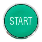 Исполнительный механизм кнопки "START" XB4 зеленый плоский возвратный без фиксации IP65 EKF