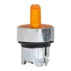 Исполнительный механизм переключателя ХB4 желтый на 2 положения с фиксацией, с подсветкой с короткой ручкой IP65 EKF