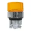 Исполнительный механизм переключателя ХB4 желтый на 2 положения с фиксацией, с подсветкой с короткой ручкой IP65 EKF