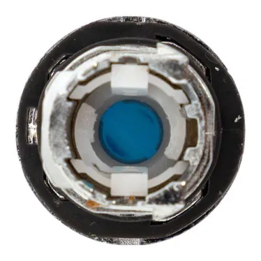 Исполнительный механизм переключателя ХB4 синий на 2 положения возвратный без фиксации, с подсветкой с короткой ручкойой IP65