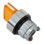 Исполнительный механизм переключателя ХB4 желтый на 2 положения с фиксацией, с подсветкой с короткой ручкой IP65 EKF