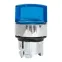 Исполнительный механизм переключателя ХB4 синий на 2 положения возвратный без фиксации, с подсветкой с короткой ручкойой IP65