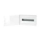 Щиток 18 мод встраиваемый для полых стен FRAME, белый, с прозрачной дверцей, с 2 шинами PEN на 8 и 10 отв.