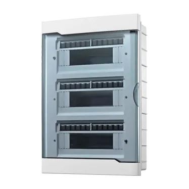 Бокс с прозрачной крышкой ЩРВ-П-36 для внутренней установки 36-и модульных устройств