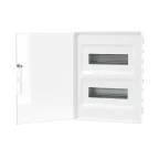 Щиток 24 мод встраиваемый для полых стен FRAME, белый, с прозрачной дверцей, с 4 шинами PEN (2шт на 8 отв. и 2шт на 6 отв.)