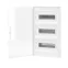 Щиток 36 мод встраиваемый FRAME, белый, с прозрачной дверцей, с 4 шинами PEN (2шт на 8 отв. и 2шт на 10 отв.)