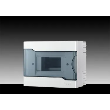 Щит распределительный навесной ЩРН-П-6 пластиковый с прозрачной крышкой