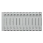 Заглушка 6 модулей серая IEK