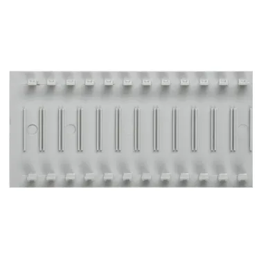 Заглушка 6 модулей серая IEK