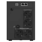 Источник бесперебойного питания Line-interactive Smart Power Pro II 1200 ВА/720 Вт фазы 1/1, Tower, 4xSchuko, USB type B, c АКБ