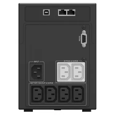 Источник бесперебойного питания Line-interactive Smart Power Pro II 1200 ВА/720 Вт фазы 1/1, Tower, 4хC13, RS232 и USB type B, c АКБ