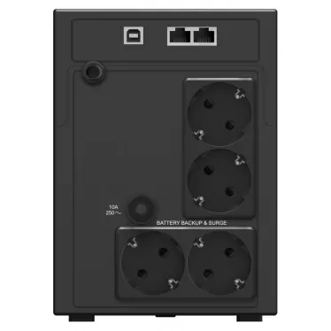 Источник бесперебойного питания Line-interactive Smart Power Pro II 2200 ВА/1200 Вт фазы 1/1, Tower, 4xSchuko, USB type B, c АКБ