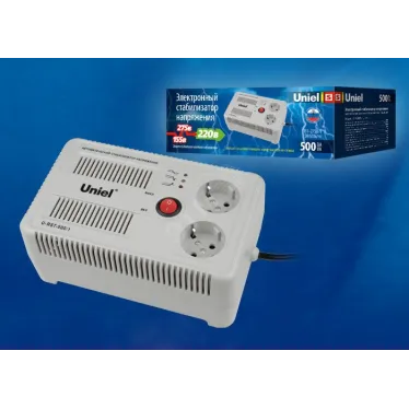 U-RST-500/1 Стабилизатор напряжения серии Simple Standard. 500ВА. Настольный. TM .