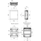 Корпус пластиковый встраиваемый ЩРВ-П-18 IP40 белый COMFORT