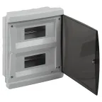 Корпус пластиковый встраиваемый ЩРВ-П-18 IP40 прозрачная крышка белый COMFORT