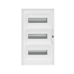 Щиток 36 мод встраиваемый для полых стен FRAME, белый, с прозрачной дверцей, с 4 шинами PEN (2шт на 8 отв. и 2шт на 10 отв.)