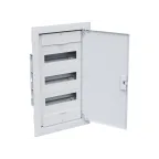 Щит распределительный встраиваемый с пласт. белой дверцей, на 36 модулей, OptiBox Pro 36-VNR-IP40