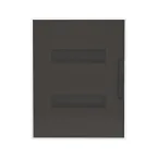 Щиток 24 мод встраиваемый FRAME, белый, с тонированной дверцей, с 4 шинами PEN (2шт на 8 отв. и 2шт на 6 отв.)