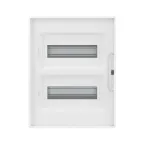 Щиток 24 мод встраиваемый для полых стен FRAME, белый, с прозрачной дверцей, с 4 шинами PEN (2шт на 8 отв. и 2шт на 6 отв.)