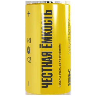 Батарейка щелочная Alkaline LR14/C (2шт/блистер) IEK