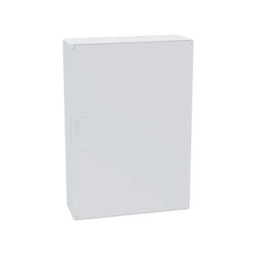 Щит распределительный навесной с пласт. белой дверцей на 24 модуля, OptiBox Pro 24-NNR-IP40