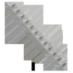 Заглушка 6 модулей серая IEK