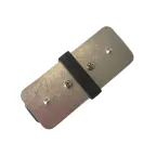 UBX-Q122 G11 BLACK 1 POLYBAG Соединитель для 2-х шинопроводов типа G, прямой внутренний. Однофазный. Черный. ТМ Volpe.