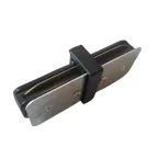 UBX-Q122 G11 BLACK 1 POLYBAG Соединитель для 2-х шинопроводов типа G, прямой внутренний. Однофазный. Черный. ТМ Volpe.