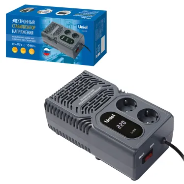 Стабилизатор напряжения серии Constant 500ВА Настольный TM Uniel U-SDE 500W