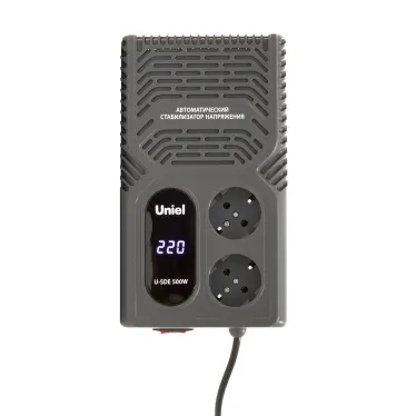Стабилизатор напряжения серии Constant 500ВА Настольный TM Uniel U-SDE 500W