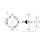 Двухуровневая коронка ATK-DRILL-R89-R110 (ARL, IP20 Металл, 3 года)