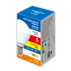 Лампа светодиодная Форма шар матовая Теплый белый свет 3000K LED-G45-5W/3000K/E14/FR/SLS