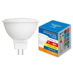 Лампа светодиодная диммируемая Форма «JCDR» матовая Теплый белый свет 3000K LED-JCDR-7W/3000K/GU5.3/FR/DIM/SLS